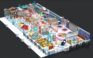 淘氣堡里各個設備都好玩，而且益處多